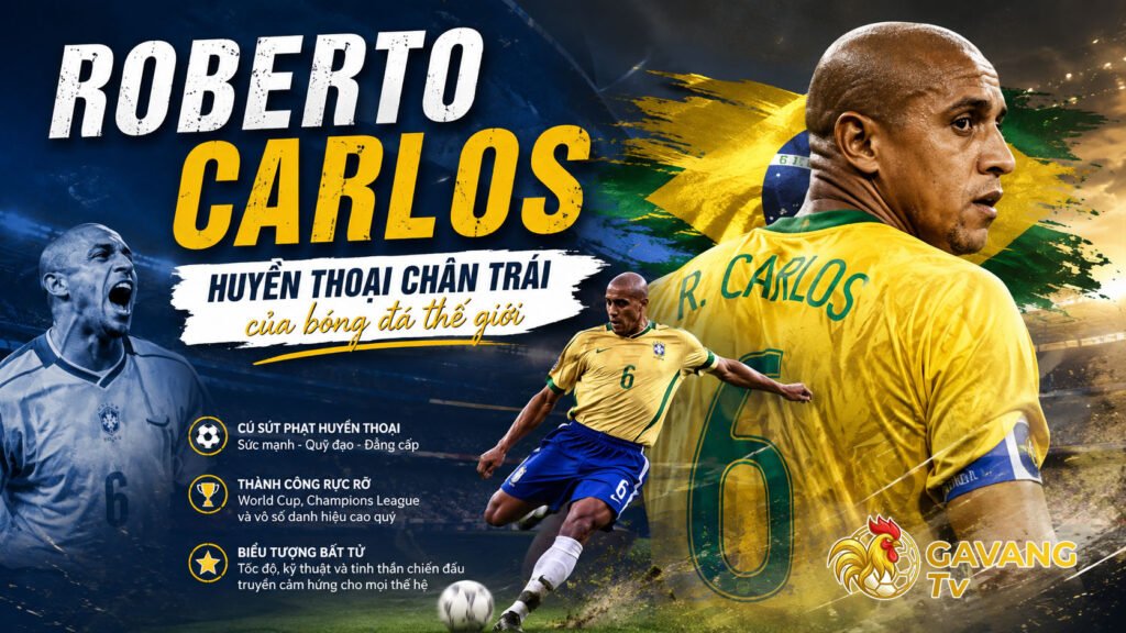 Roberto Carlos – Huyền thoại chân trái của bóng đá thế giới