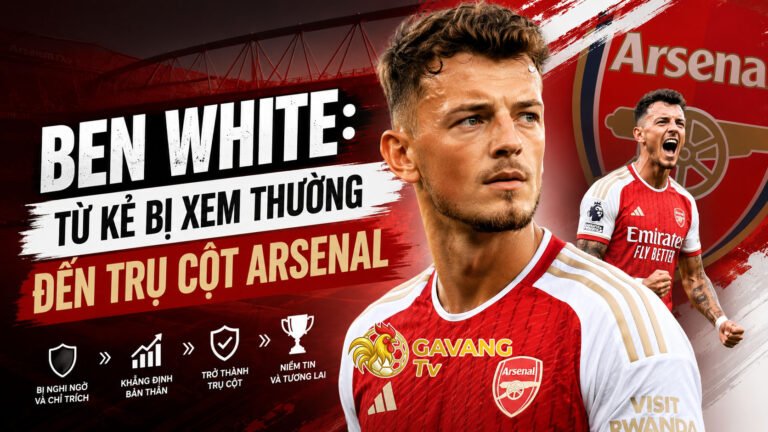 Ben White: Từ kẻ bị xem thường đến trụ cột Arsenal